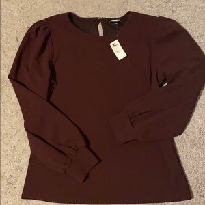Express Burgundy top